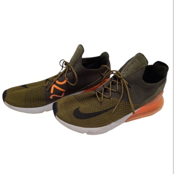 Nike Air Max 270 A01023-301 Men\'s Sz 13 Dark Green Running Sneakers Shoes